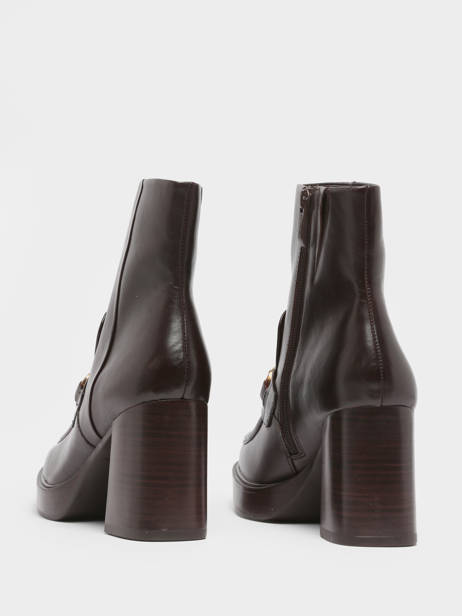 Heeled Boots In Leather Tamaris Red accessoires 41 other view 4
