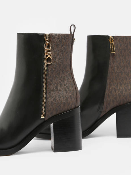 Heeled Boots Regan In Leather Michael kors Black accessoires F3RGME8L other view 1