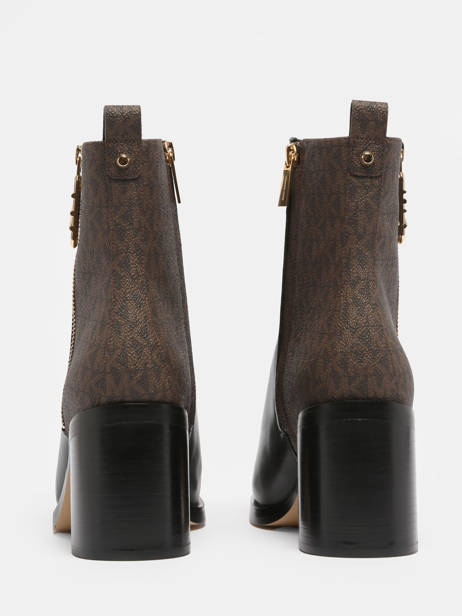 Heeled Boots Regan In Leather Michael kors Black accessoires F3RGME8L other view 4