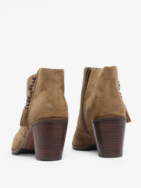 Heeled Boots Natax In Leather Mam'zelle Brown accessoires CSIRI54 other view 4