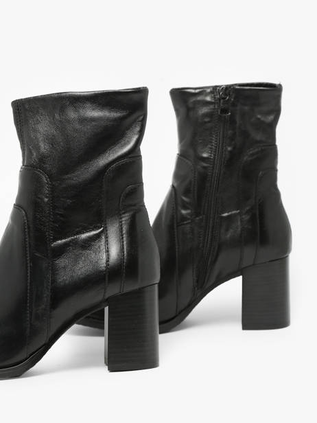 Heeled Boots In Leather Mjus Black accessoires P26206 other view 1
