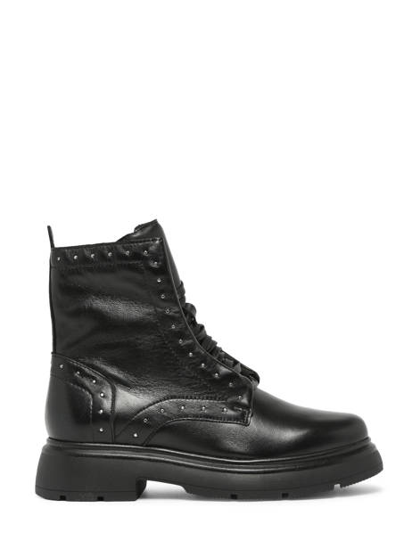 Boots In Leather Mjus Black accessoires T79205