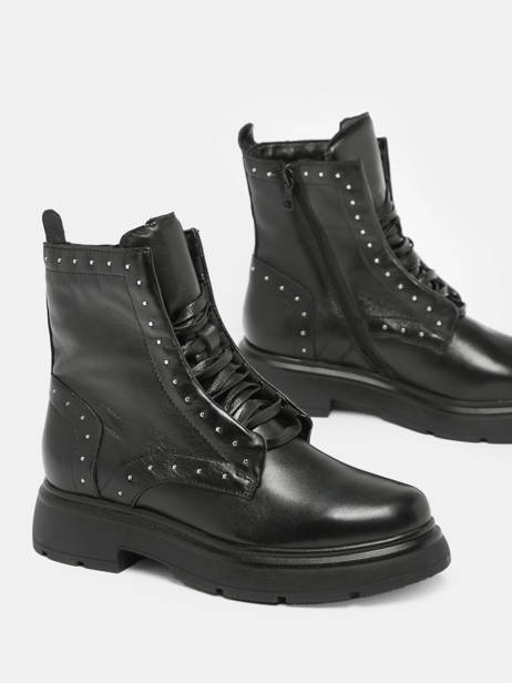 Boots In Leather Mjus Black accessoires T79205 other view 3