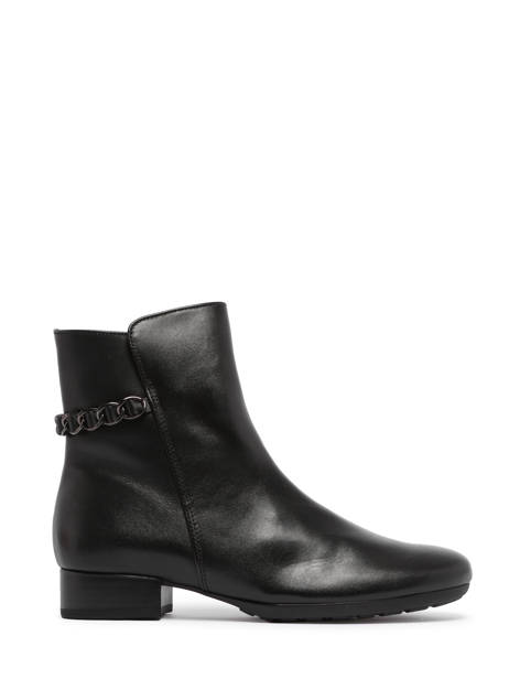 Boots In Leather Gabor Black accessoires 57
