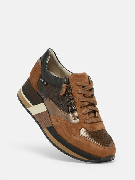 Sneakers Olimpia In Leather Mephisto Brown accessoires P5143558 other view 1