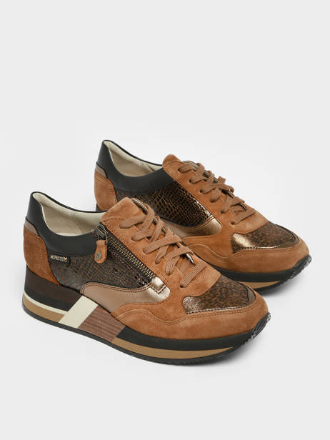Sneakers Olimpia In Leather Mephisto Brown accessoires P5143558 other view 3