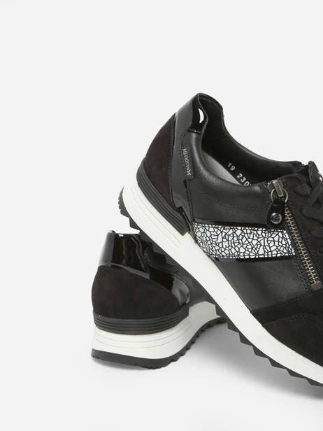 Sneakers Toscana In Leather Mephisto Black accessoires P5143867 other view 3