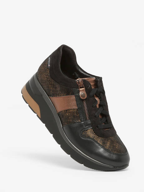 Sneakers Elisia In Leather Mephisto Black accessoires P5143739 other view 1
