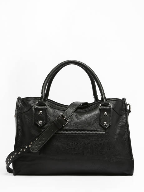 Handbag Leather Basilic pepper Black glam BGLA22 other view 4