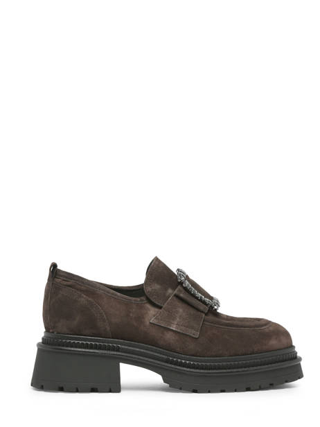 Moccasins In Leather Alpe Brown accessoires 27261134