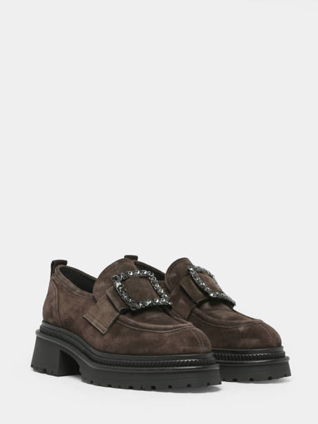 Moccasins In Leather Alpe Brown accessoires 27261134 other view 3
