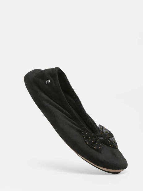 Slippers Isotoner Black accessoires 97381 other view 1