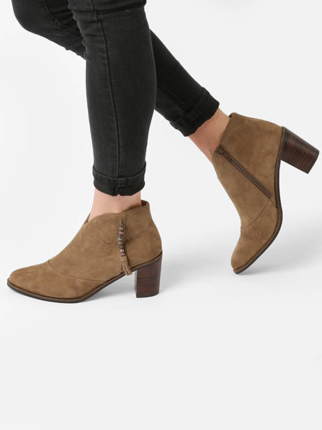 Heeled Boots Natax In Leather Mam'zelle Brown accessoires CSIRI54 other view 2