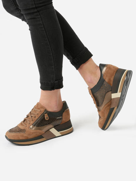 Sneakers Olimpia In Leather Mephisto Brown accessoires P5143558 other view 2