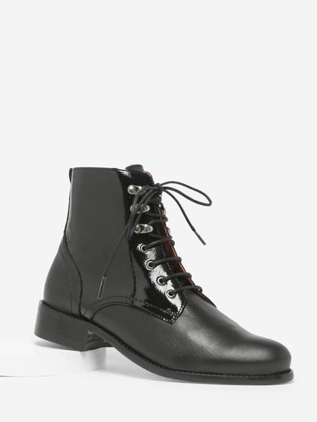 Boots In Leather Rock and rose Black accessoires CV5404 other view 1