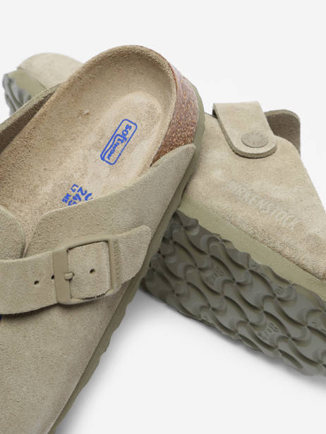 Mules Boston Birkenstock Vert accessoires 1019108 vue secondaire 1