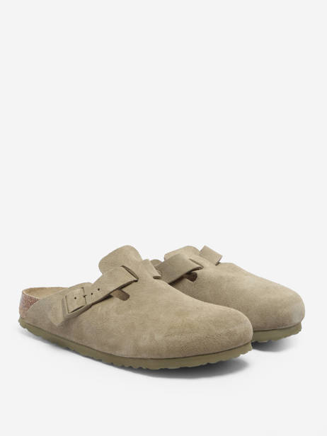 Mules Boston Birkenstock Vert accessoires 1019108 vue secondaire 3