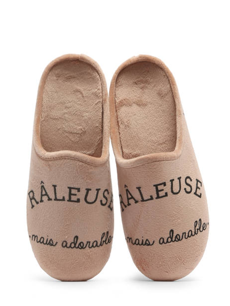 Slippers La maison de l'espadrille Beige accessoires 6