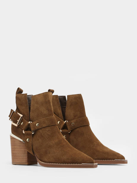 Santiago Boots In Leather Alma en pena Brown accessoires I23318 other view 2