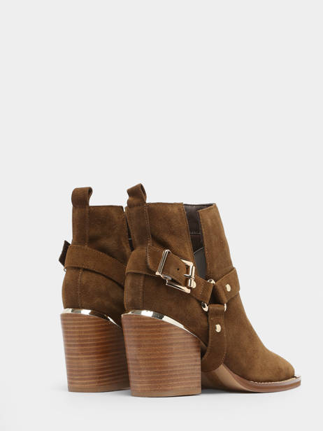 Santiago Boots In Leather Alma en pena Brown accessoires I23318 other view 3