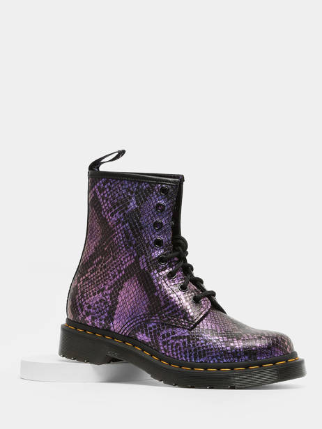 Boots 1460 Viper In Leather Dr martens Violet accessoires 31027719 other view 1