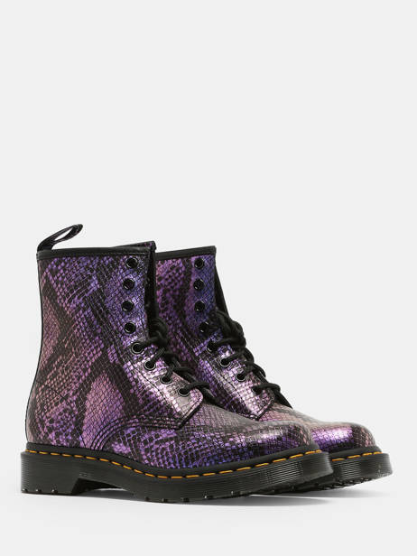 Boots 1460 Viper In Leather Dr martens Violet accessoires 31027719 other view 2