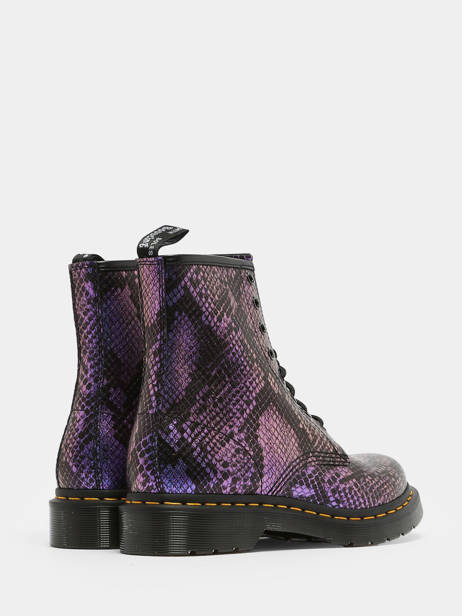 Boots 1460 Viper In Leather Dr martens Violet accessoires 31027719 other view 3