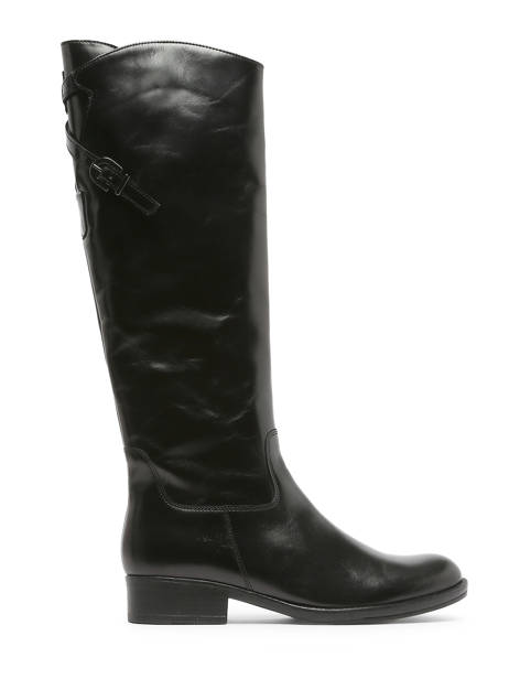 Boots In Leather Gabor Black accessoires 27