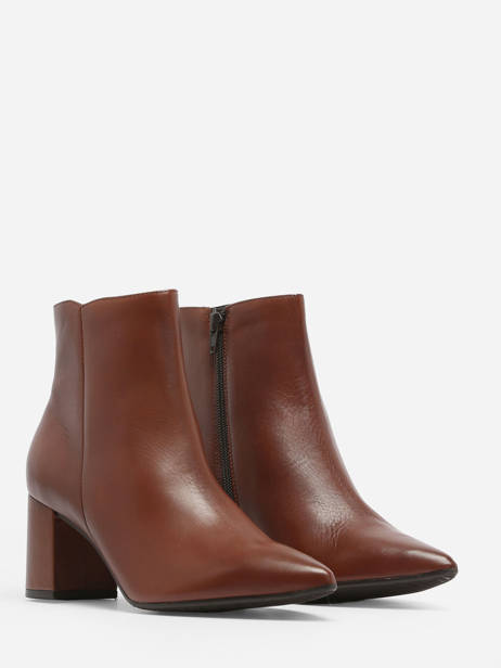 Heeled Boots In Leather Tamaris Brown accessoires 41 other view 2