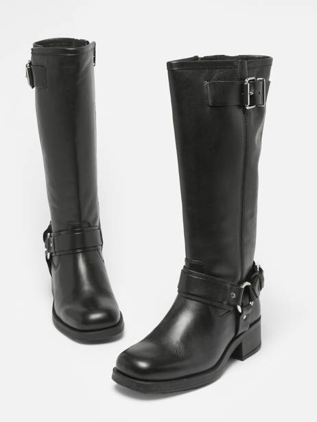 Boots Modular In Leather Ps poelman Black accessoires MODULA05 other view 2