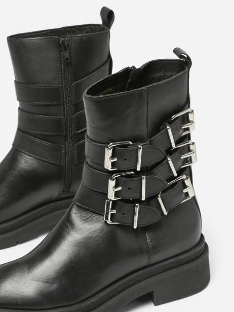 Boots Bennie In Leather Ps poelman Black accessoires BENNIE09 other view 1