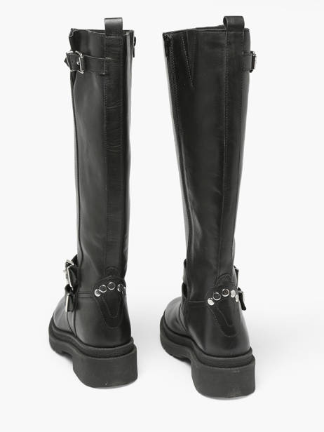 Boots Bennie In Leather Ps poelman Black accessoires BENNIE07 other view 2