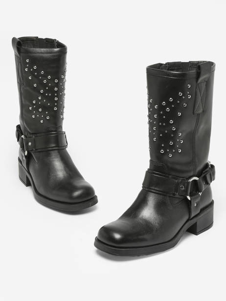Boots Modular In Leather Ps poelman Black accessoires MODULA36 other view 1