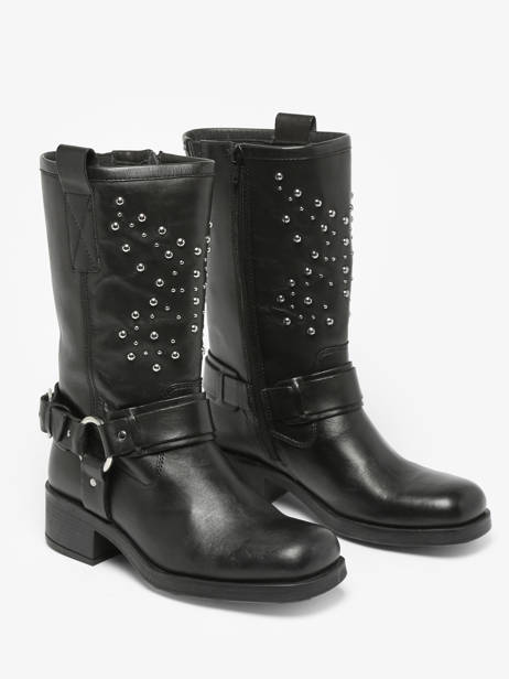 Boots Modular In Leather Ps poelman Black accessoires MODULA36 other view 2