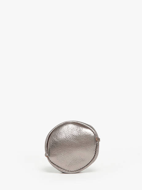 Coin Purse Leather Paul marius Gray vintage ESCARCEL other view 2
