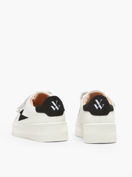 Sneakers Camelia Vanessa wu Noir accessoires BK2658NR vue secondaire 4