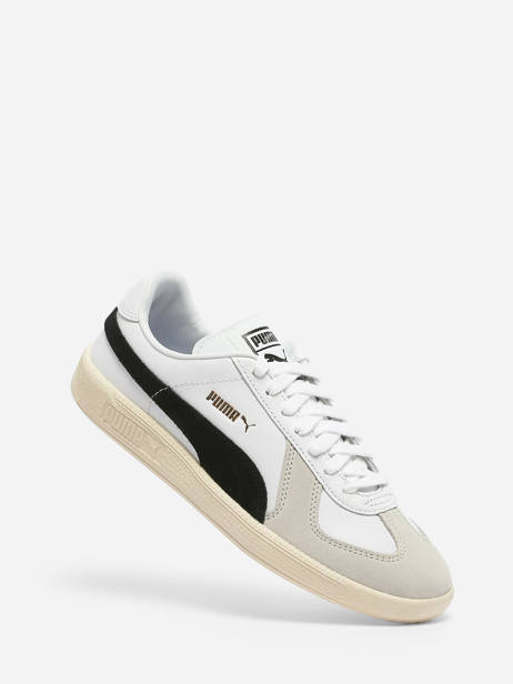 Sneakers Army Trainer In Leather Puma White accessoires 38660701 other view 1
