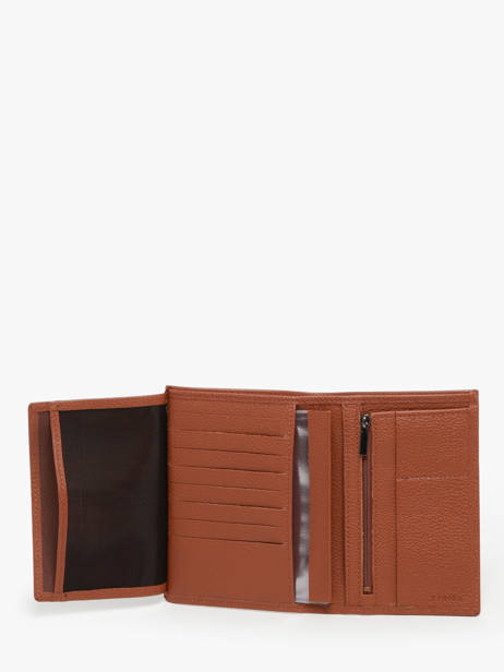 Wallet Madras Leather Etrier Brown madras EMAD442 other view 2