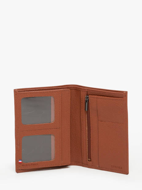 Wallet Madras Leather Etrier Brown madras EMAD442 other view 1
