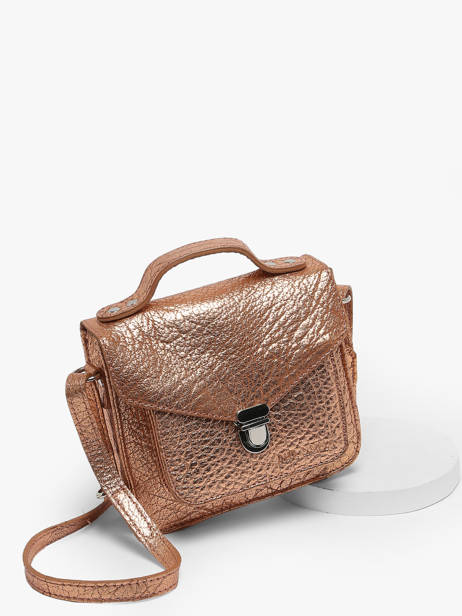 Leather  Mademoiselle  George Xs Crossbody Bag Paul marius Pink vintage GEORGEXS other view 2