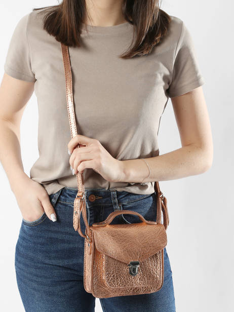 Leather  Mademoiselle  George Xs Crossbody Bag Paul marius Pink vintage GEORGEXS other view 1