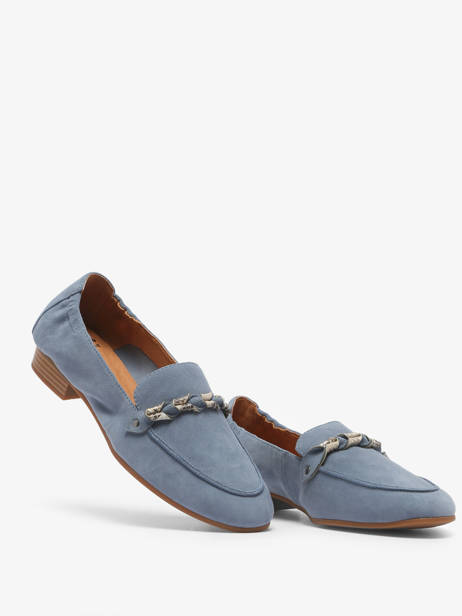 Mocassins Zanga En Cuir Mam'zelle Bleu accessoires CSIRK28 vue secondaire 2