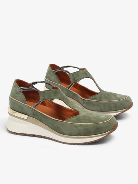 Sneakers Vasas In Leather Mam'zelle Green accessoires CSIJK66 other view 2