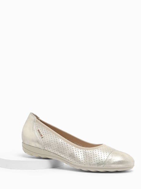 Ballerinas In Leather Mephisto Beige accessoires P5138725 other view 1
