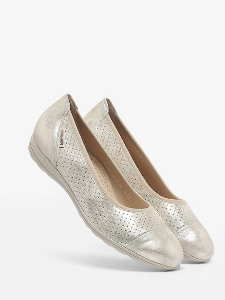 Ballerinas In Leather Mephisto Beige accessoires P5138725 other view 2