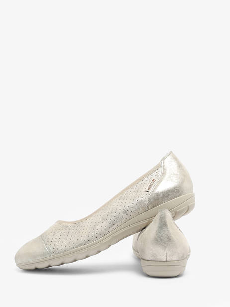 Ballerinas In Leather Mephisto Beige accessoires P5138725 other view 3