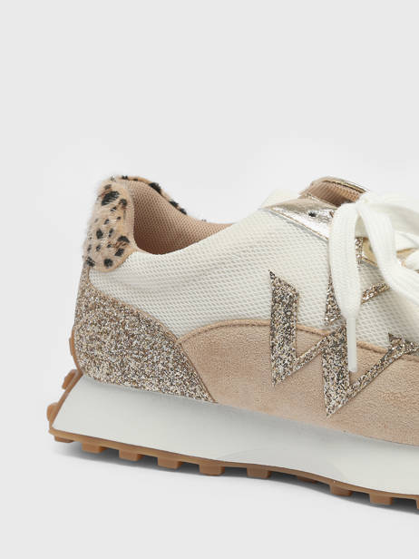 Sneakers Faustine Vanessa wu Beige accessoires BK2655BG vue secondaire 1