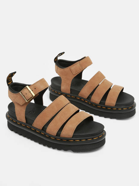 Sandals Blaire In Leather Dr martens Brown accessoires 31735439 other view 3