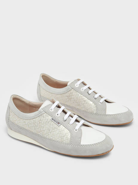 Sneakers In Leather Mephisto Gray accessoires P5144716 other view 3