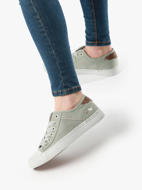Sneakers  Mustang Vert accessoires 1376303 vue secondaire 2